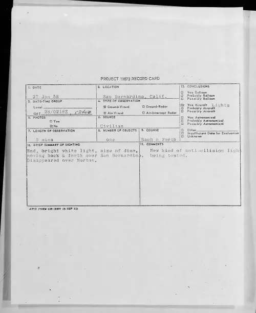 First page of 1958.01 - 6959404 - San Bernardino, Calif