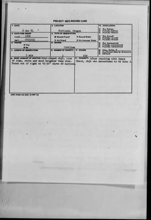 First page of 1961.03 - 8642878 - Portland, Oregon