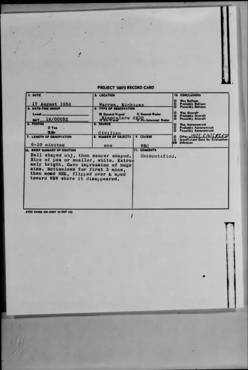 First page of 1958.08 - 8863944 - Warren, Michigan