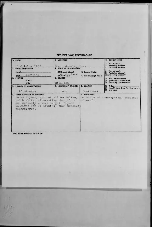 First page of 1957.10 - 6972766 - S of Odebolt, Iowa