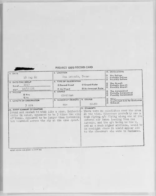 First page of 1960.09 - 8229669 - San Antonio, Texas