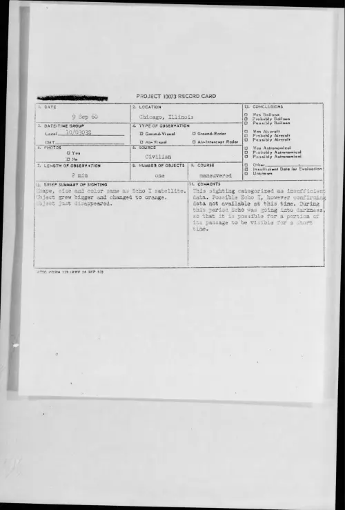 First page of 1960.09 - 8227391 - Chicago, Illinois