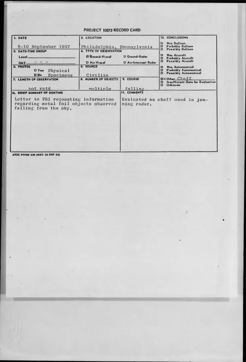 First page of 1957.09 - 7228561 - Philadelphia, Pennsylvania