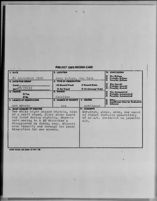 First page of 1956.09 - 7070999 - Long Island, New York