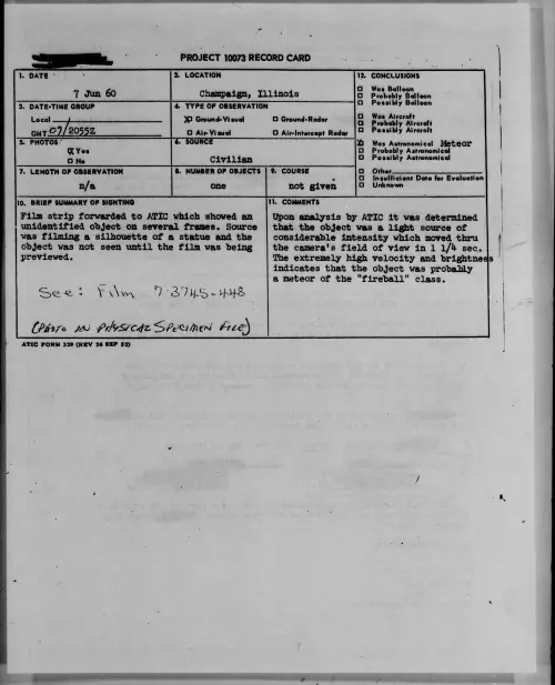 First page of 1960.06 - 7813341 - Champaign, Illinois