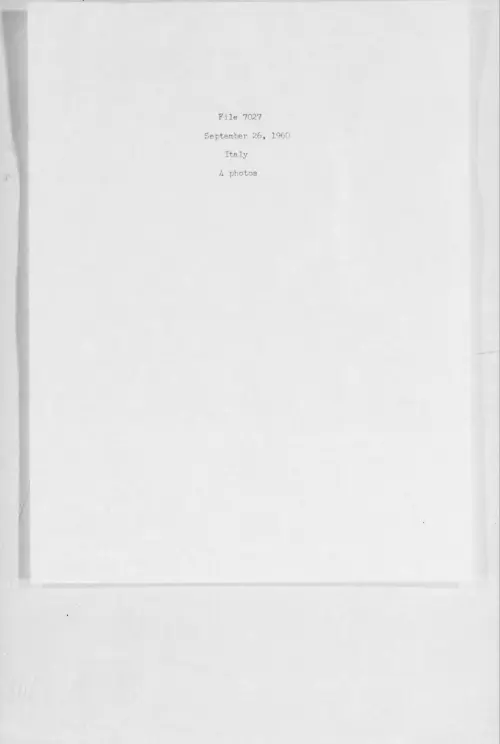First page of 1960.09 - 6976550 - Italy (#7027)