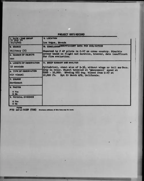 First page of 1954.05 - 6781853 - Las Vegas, Nevada