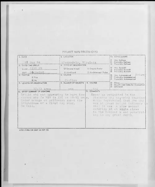 First page of 1958.03 - 6965059 - Alexandria, Virginia