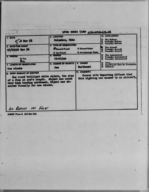 First page of 1956.11 - 7073167 - Columbus, Ohio