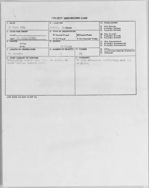 First page of 1954.06 - 8714318 - Mobile, Alabama