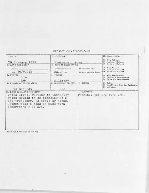 First page of 1955.01 - 6966845 - Winterset, Iowa