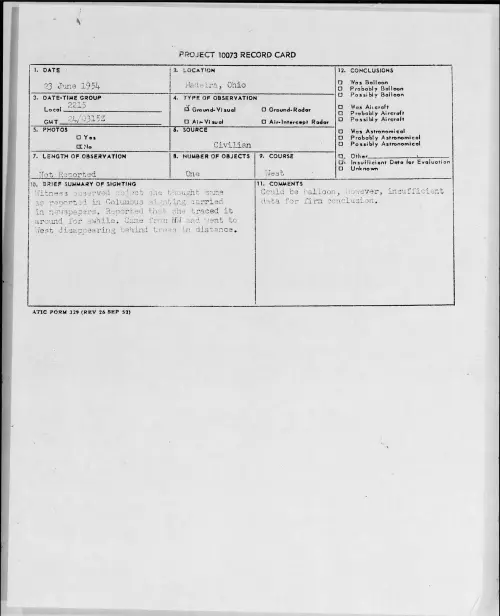 First page of 1954.06 - 8714170 - Madeira, Ohio