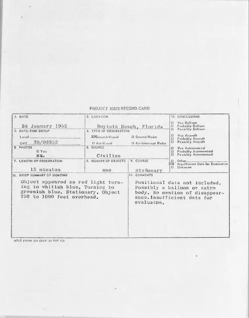 First page of 1955.01 - 6966643 - Boyinta Beach, Florida