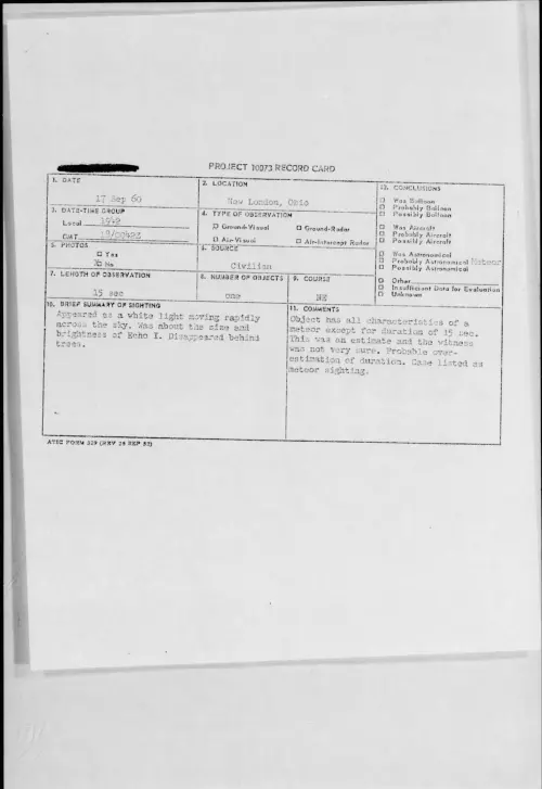 First page of 1960.09 - 8229387 - New London, Ohio