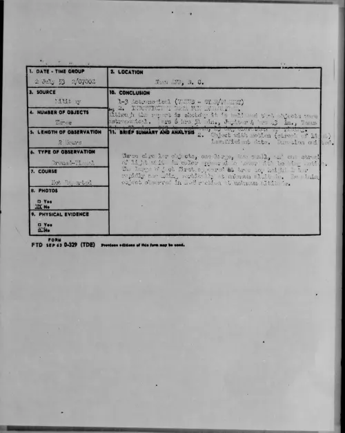 First page of 1953.07 - 6385573 - Shaw AFB, S. C