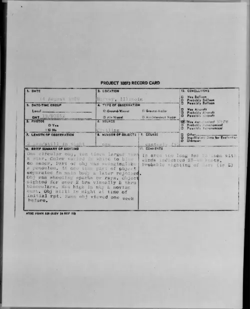 First page of 1956.08 - 7069379 - Harvey, Illinois