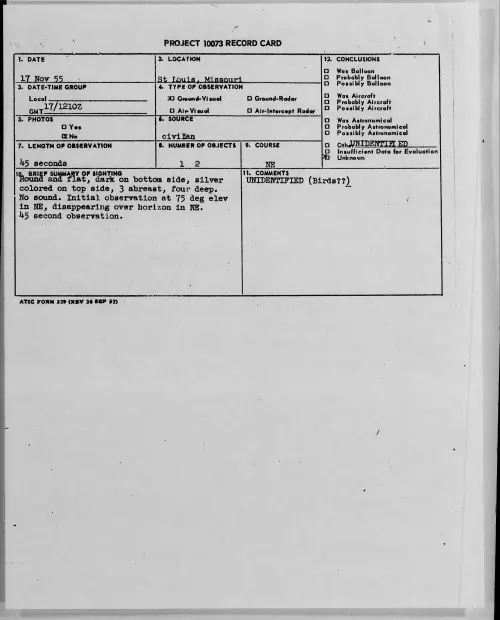 First page of 1955.11 - 7339906 - St Louis, Missouri