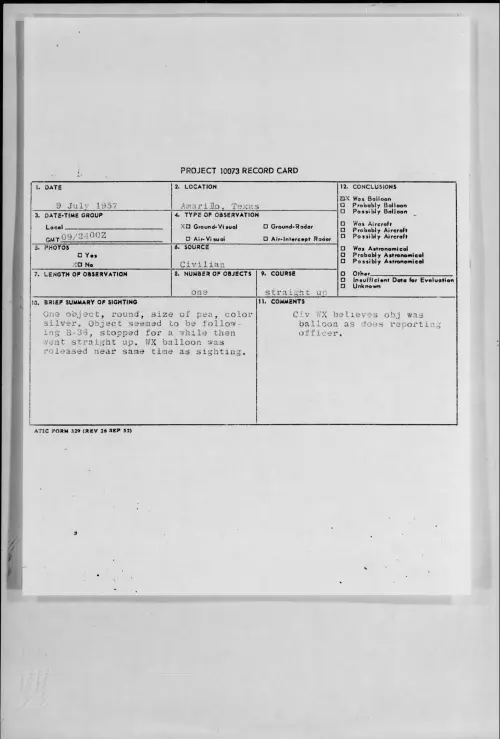 First page of 1957.07 - 6960881 - Amarillo, Texas
