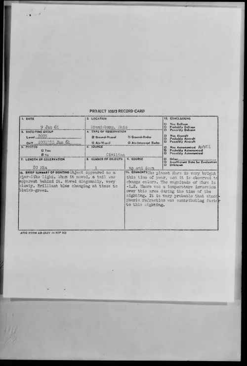 First page of 1961.01 - 8617391 - Miamisburg, Ohio