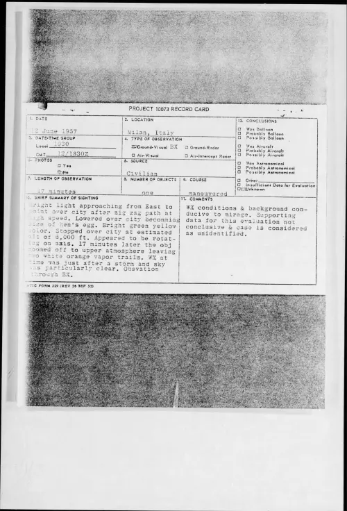 First page of 1957.06 - 6958823 - Milan, Italy