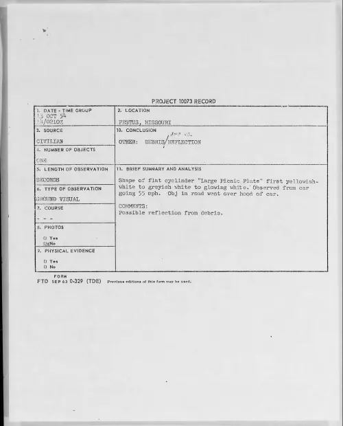 First page of 1954.10 - 8727565 - FESTUS, MISSOURI
