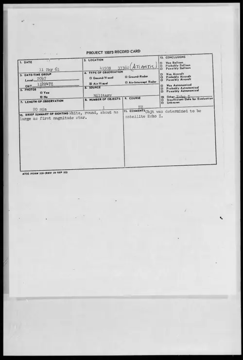 First page of 1961.05 - 8682999 - 4150N 3336W (ATLANTIC)