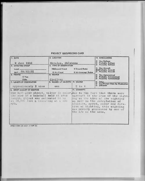 First page of 1956.06 - 6786306 - Sapulpa, Oklahoma