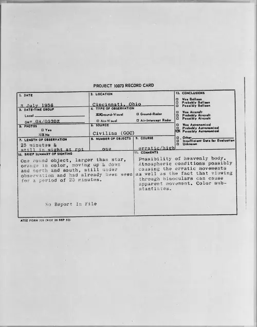First page of 1956.07 - 6786901 - Cincinnati, Ohio
