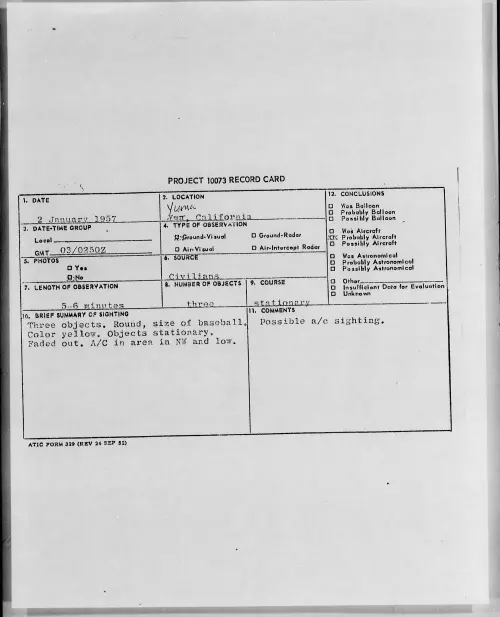 First page of 1957.01 - 6786394 - Yuma, California