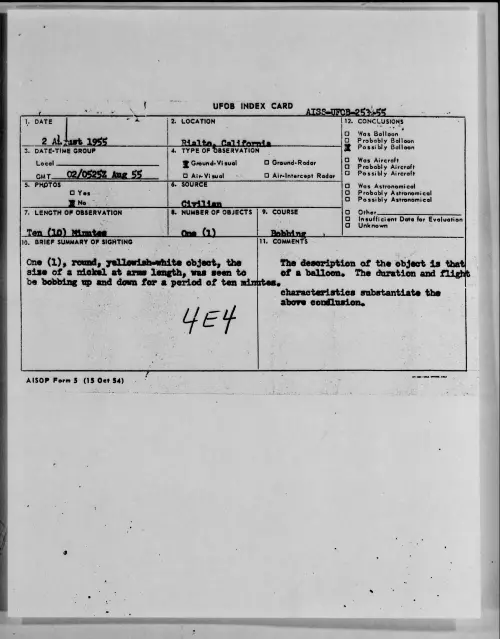 First page of 1955.08 - 6971261 - Rialto, California