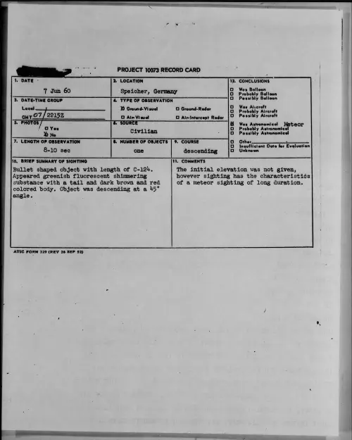 First page of 1960.06 - 7813413 - Speicher, Germany
