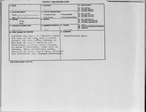 First page of 1958.10 - 7200124 - Uraguay