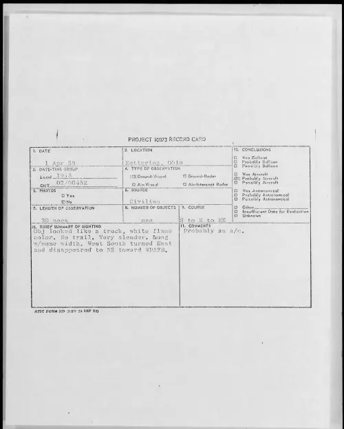 First page of 1958.04 - 6965932 - Kettering, Ohio