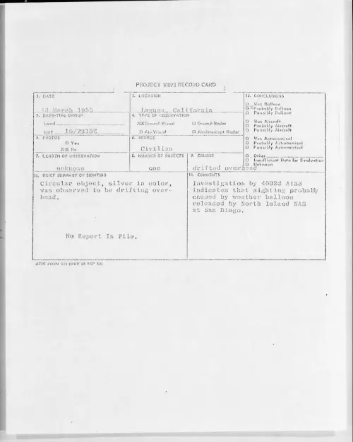 First page of 1955.03 - 6971033 - Laguna, California