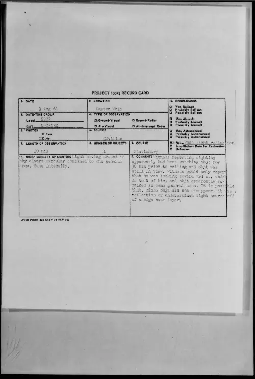 First page of 1961.08 - 8296454 - Dayton, Ohio