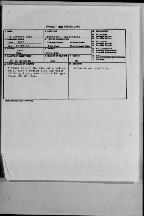 First page of 1957.10 - 6971199 - Bremerton, Washington