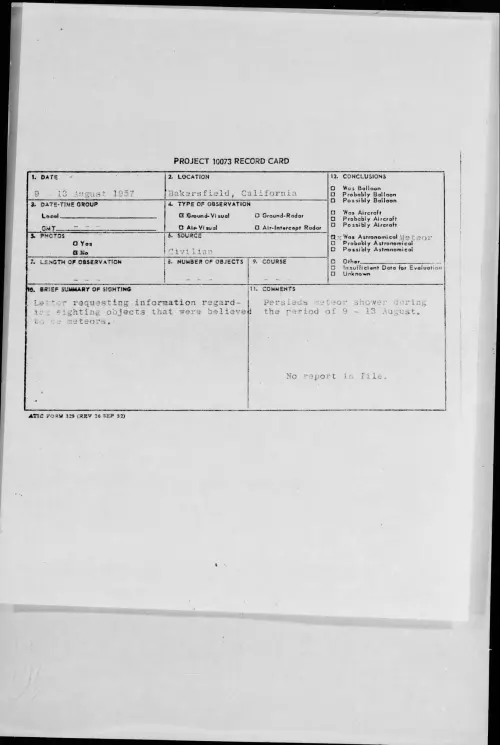 First page of 1957.08 - 6967517 - Bakersfield, California