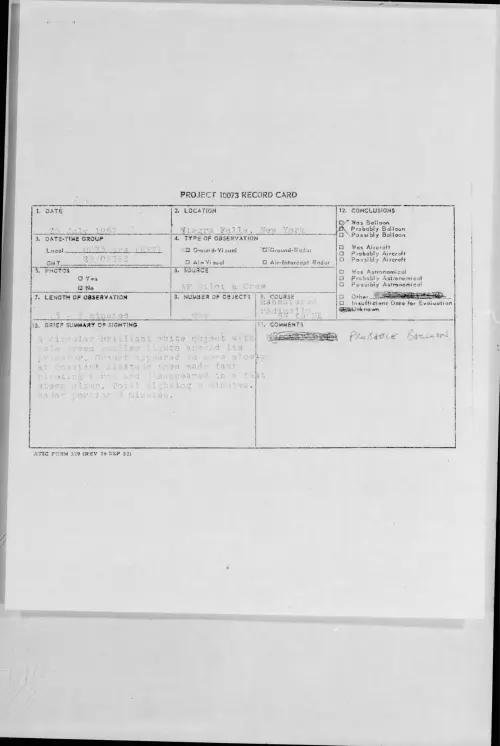 First page of 1957.07 - 6964026 - Niagra Falls, New York