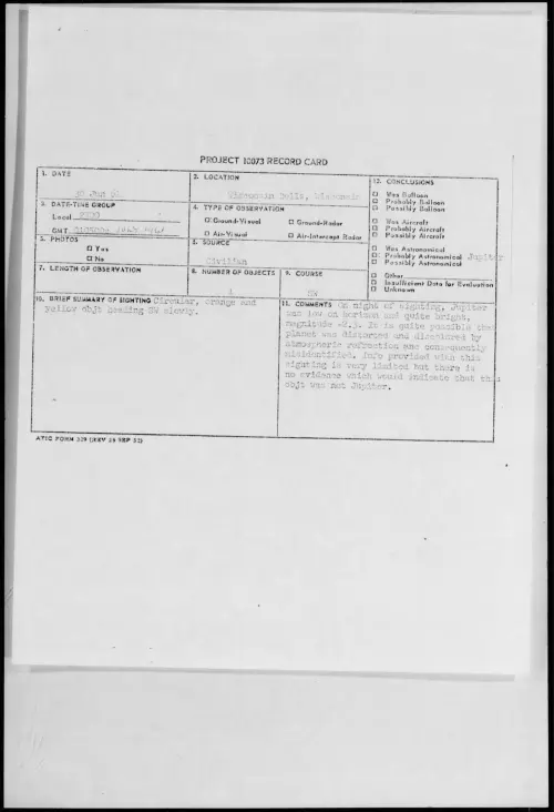 First page of 1961.06 - 8691844 - Wisconsin Dells, Wisconsin