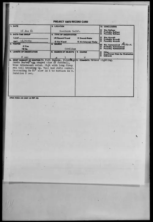 First page of 1961.01 - 8628192 - Southern Calif