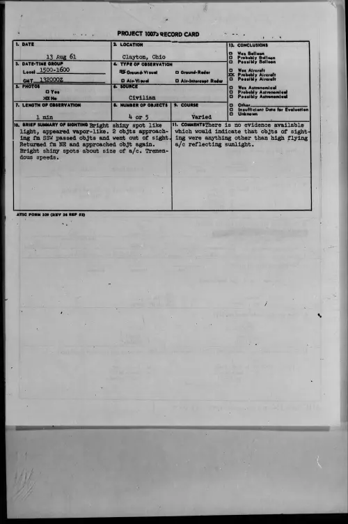 First page of 1961.08 - 8299157 - Clayton, Ohio
