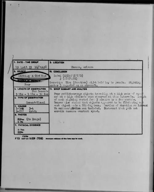 First page of 1953.04 - 6384618 - Tucson, Arizona