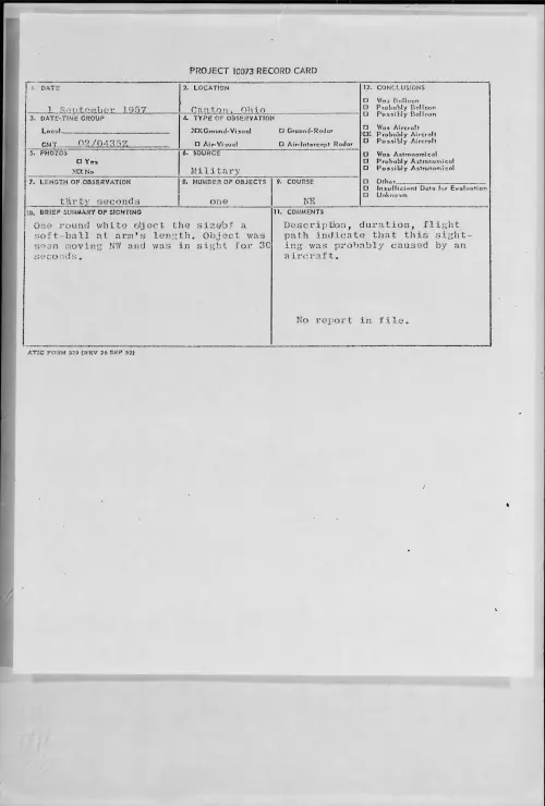 First page of 1957.09 - 7228326 - Canton, Ohio
