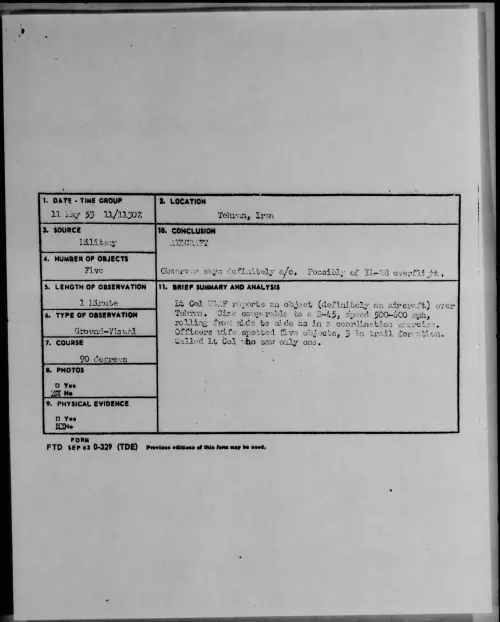 First page of 1953.05 - 6384827 - Tehran, Iran