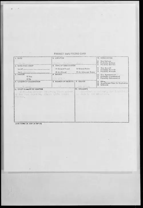 First page of 1959.05 - 8406185 - 36.00N 141.4SE Japan
