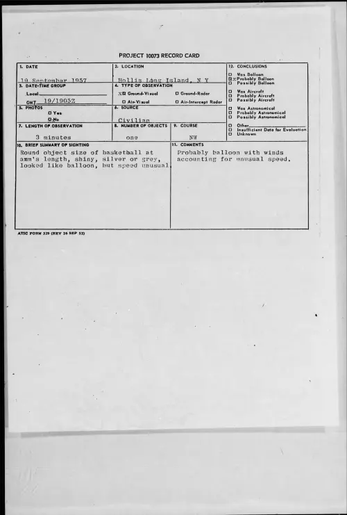 First page of 1957.09 - 7228773 - Hollis Long Island, N Y