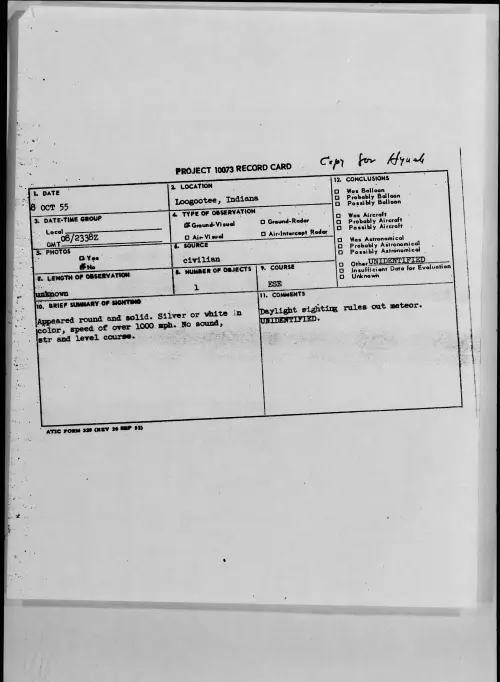 First page of 1955.10 - 7339588 - Loogootee, Indiana