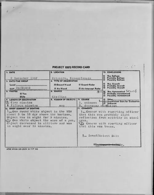 First page of 1957.11 - 6782262 - Pitcairn, Pennsylvania