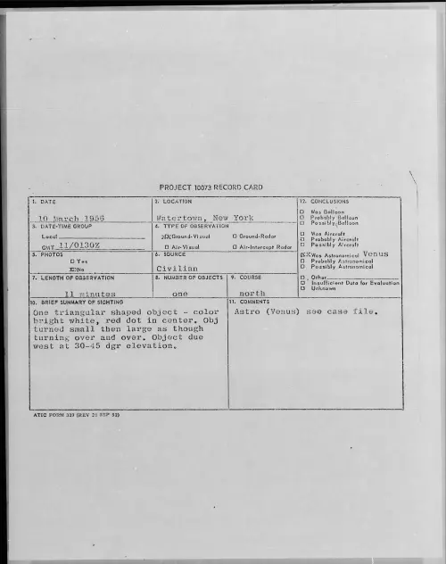 First page of 1956.03 - 7340839 - Watertown, New York