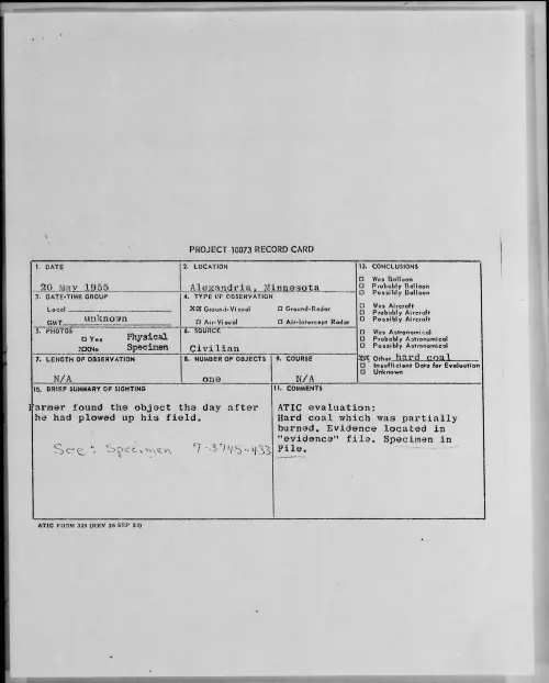 First page of 1955.05 - 6962955 - Alexandria, Minnesota